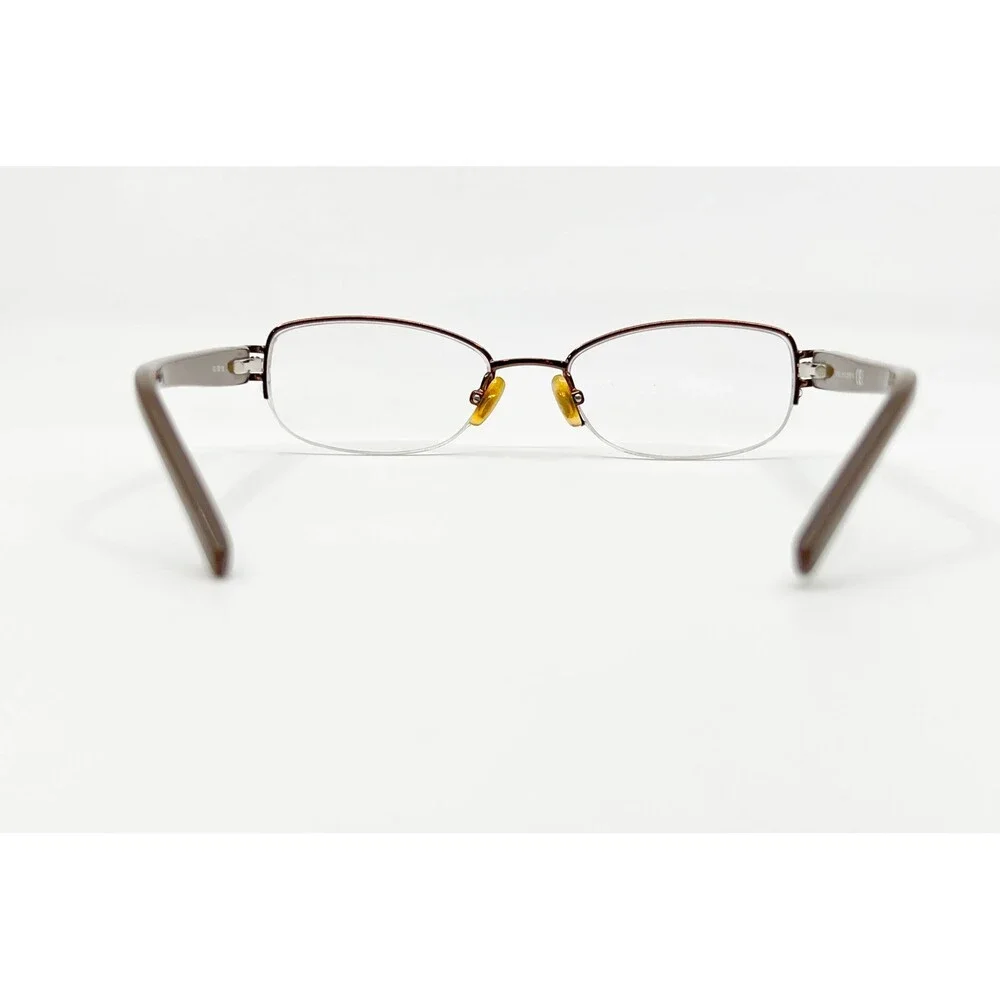 ClearVision Eyeglass Frames Womens Copper Semi-Rimless CL 728 48-17-135